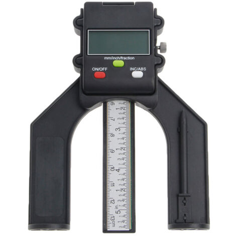 MeterTo Jauge De Profondeur Numérique à Double Crochet, Plage De