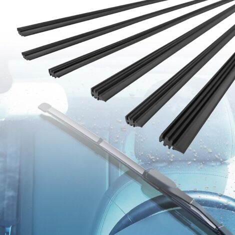 6 Stück Scheibenwischer Gummi - 800mm Universell Zuschneidbar Für Alle Autos