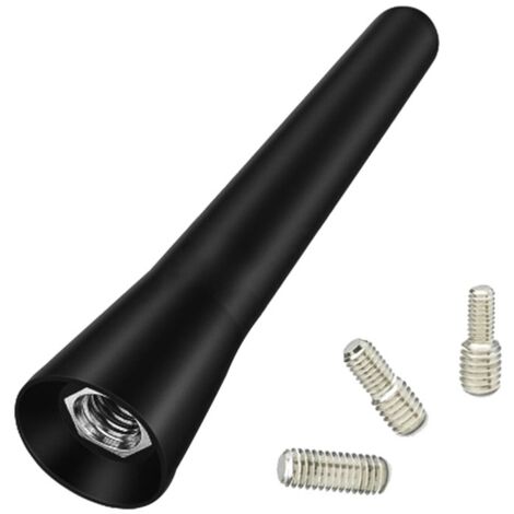 Bingfu Antenne Radio Voiture Antenne Autoradio FM Dab 23 cm Support de Toit Remplacement pour Voitures, Camions, SUV, Vis M5.0 M6.0