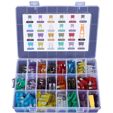 200-teiliges Autosicherungen Set - Micro, Mini & Standard In 8 Stärken