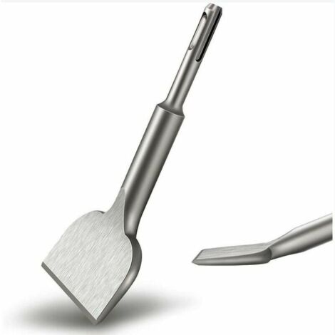 LaBlanc – SDS PLUS Fliesenmeißel, 165 mm x 75 mm, hochwertige Verbreiterungsserie, gemeißelter, gebogener Fliesenmeißel für Keramik und Bodenfliesen