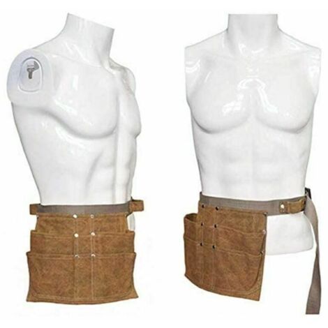 LaBlanc – Gürteltaschen für Gartengeräte, verstellbarer Hüftgurt, professionelle, robuste Arbeitstasche, Khaki, 29,522 cm