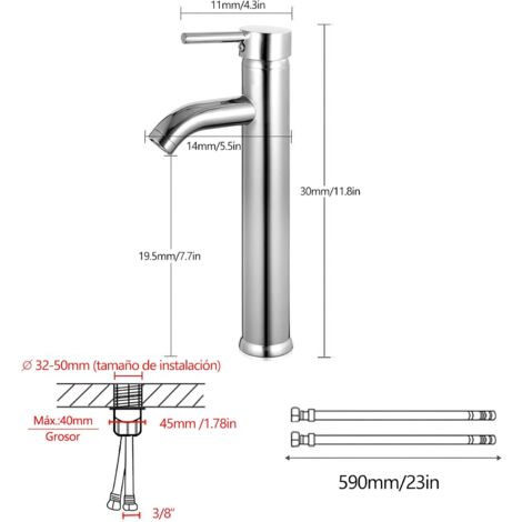 Starbath Plus Waschtischsiphon Mattschwarz - Universalablauf Für Badewaschtische