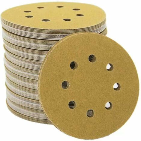 125 Mm Klett Schleifschleifer Schleifmittel DA Scheiben Rund Schleifpads