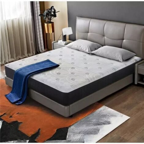 Matelas à Ressort 140x190cm - Épaisseur 20 cm - Matelas à Ressort avec Mousse - pour deux personnes