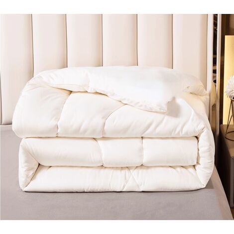 Ensemble Matelas et Couette et 2 Oreillers - Matelas 140x190x15cm + 1 Couette 220x240cm + 2 Oreillers 60x60cm - Zones de Confort Mousse Adaptative (Tous dans un colis)