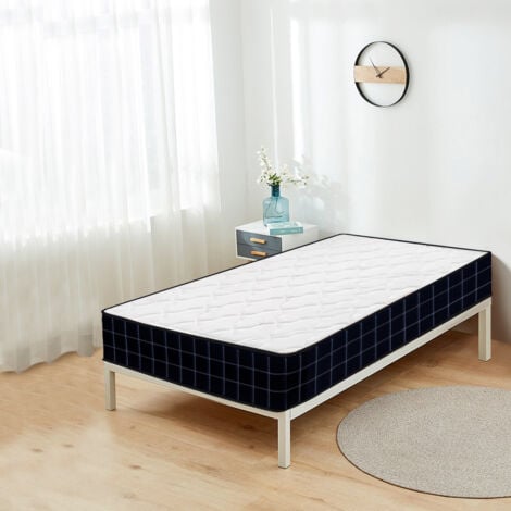 Matelas 90x190cm - Épaisseur 16 cm - Matelas Mémoire de Forme pour Lit Adulte et Enfant - Zones de Confort Mousse Mémoire Adaptative