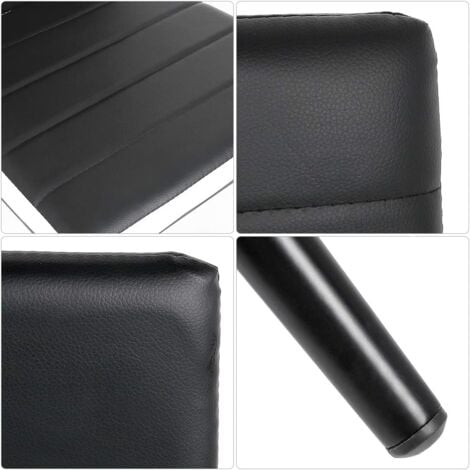 Lot de 6 Chaise Cuisine, Chaise de Salle à Manger, Dossier Haut de la Cuisine, Chaise de Salle à Manger Confortable et Durable - Blanc (6)
