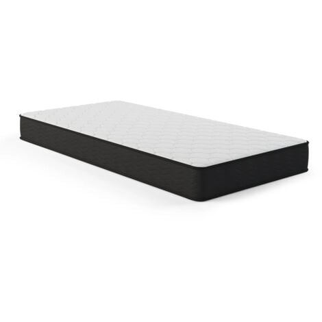 Matelas 90x190 cm à Ressort - Épaisseur 20cm - Matelas à Ressort avec Mousse de Mémoire de Forme - zones de confort adaptative (90x190x20cm)
