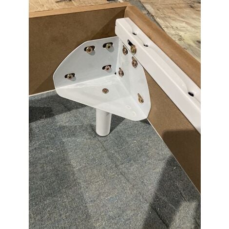 Sommier Tapissier 140x190cm avec 5 Pieds - Sommiers à Lattes en Bois pour Adulte et Enfant - 2x13 Lattes - Livré en 2-5 Jours