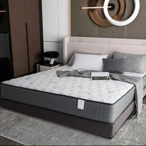Matelas 180x200 cm à Mémo Mousse - 16cm de Hauteur - Modèle Moderne Simple pour deux ou trois place