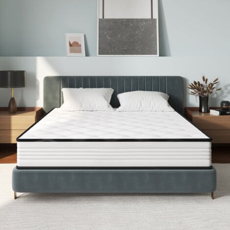 Matelas 140x190 16cm - Matelas en Mousse de lit d'adulte - Style minimaliste moderne