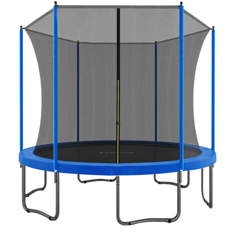 Iztoss – Trampoline Ø244cm – Charge maximale 80 kg – Acier galvanisé – Filet résistant à la déchirure – Pour enfants sous surveillance