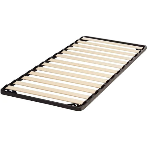 Bolli – Sommier 90x190cm à lattes en bois massif – Structure renforcée silencieuse – Assemblage rapide en 30 minutes – Pour adulte