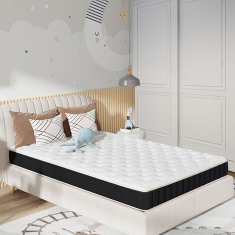 Bolli – Matelas mémoire de forme 90x190cm – Épaisseur 16cm – 7 zones de soutien – Mousse haute densité – Respirabilité optimale