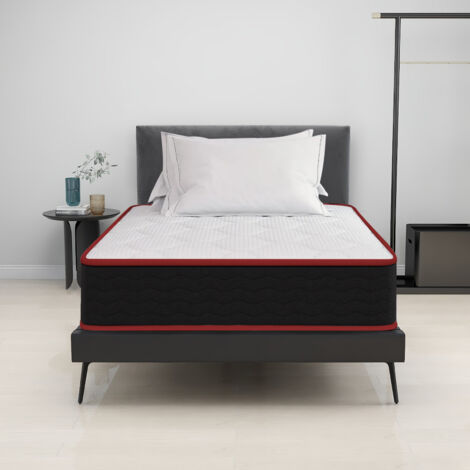 Bolli – Matelas 90x190 cm épaisseur 16 cm – Mousse à mémoire haute densité – 7 zones de confort ergonomiques – Fermeté modérée