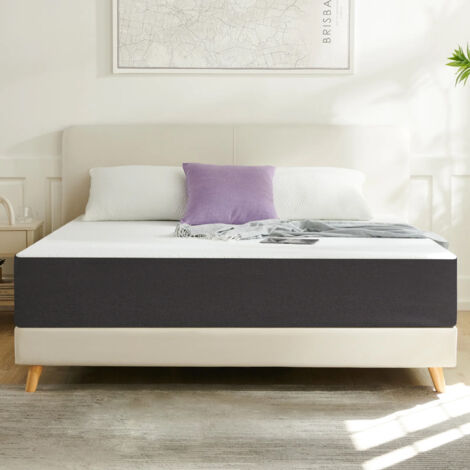 Bolli – Matelas mousse 160x200 – Épaisseur 26cm – Confort mi-ferme – Housse 100% polyester respirante – Anti-acarien et hypoallergénique (1/5)