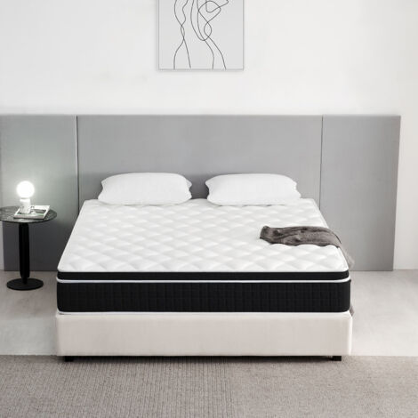 Bolli – Matelas mémoire de forme 160x200 cm – Épaisseur 26 cm – Fermeté modérée – 7 zones de soutien – Conception respirante