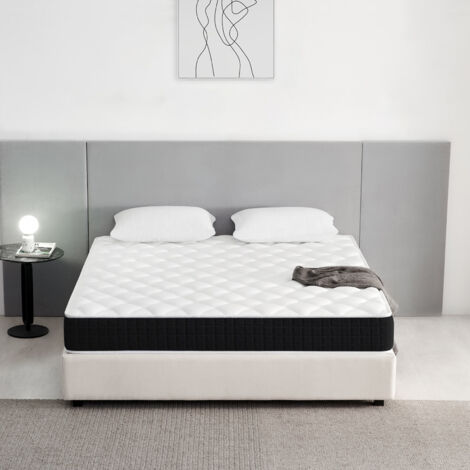 Bolli – Matelas mémoire de forme 160x200 cm – Épaisseur 16 cm – Fermeté modérée – 7 zones de soutien différenciées – Mousse haute densité