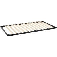 Iztoss – Sommier 90x190cm – Cadre à lattes en bois massif – 13 lattes pour soutien optimal – Installation rapide en 30 minutes