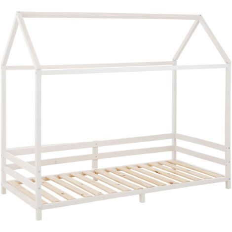 EllenLit cabane pour enfant en pin blanc 90x200 (1/5)
