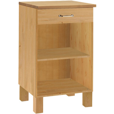 Alby-Commode à 3 tiroirs en cire teintée