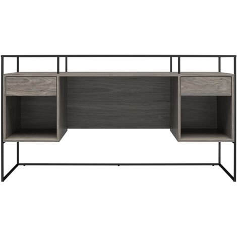 CamleyChaise de salle à manger en velours gris (1/5)