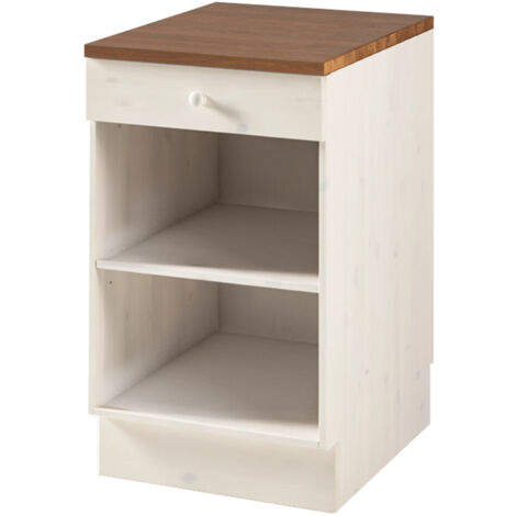 AnitaBureau avec plateau élévateur en mélaminé blanc (1/5)