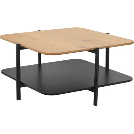 Aros-Table Basse Chêne Noir (1/4)