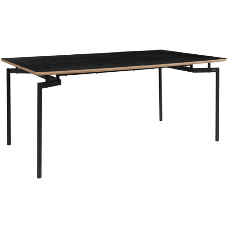 Aldo-Table à manger 180 cm 8 places en Noir (1/5)
