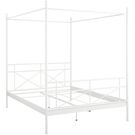 ThoraArmoire avec 2 portes en métal blanc (1/3)