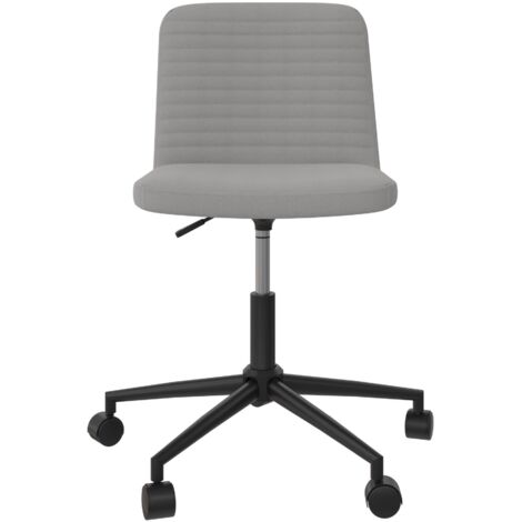 Corey-Chaise de bureau en similicuir gris (1/4)