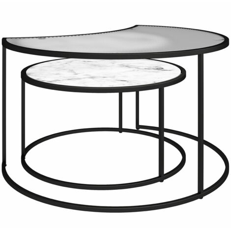 Moon PhasesBanc de salle à manger en tissu crème et pieds en métal noir (1/5)