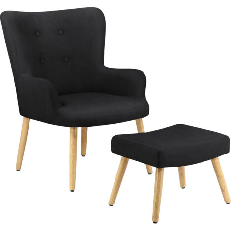 CocoFauteuil de relaxation Anthracite Belfast Fabric (1/4)