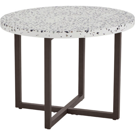 Steph-Table d’appoint 60 cm avec look Terazzo (1/3)