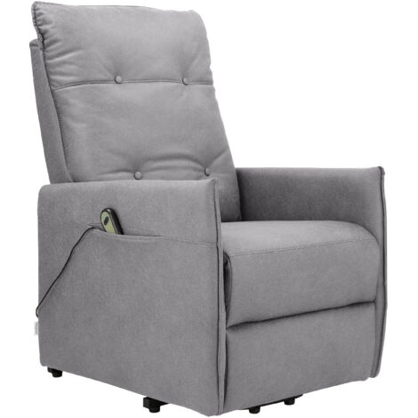 Marko-Fauteuil inclinable électrique avec relevage en gris clair (1/5)
