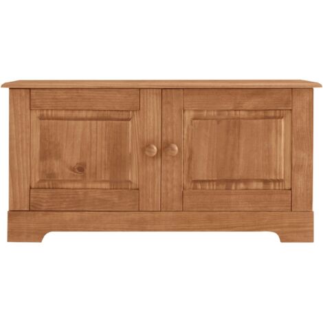 LisaBanc avec 2 portes en cire teintée (1/4)