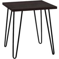 Owen Table d'appoint en mélaminés expresso