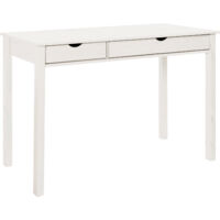Gava Bureau avec 2 portes en pin blanc