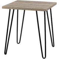OwenTable d'appoint en effet chêne gris