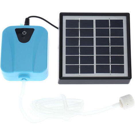 Solar Teichbelüfter Teichpumpe Sauerstoffpumpe Luftpumpe Gartenteich