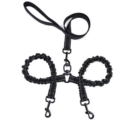 AVOID Doppelte Hundeleine 3M - Reflektierend Mit 360° Drehfunktion Und Taschenlampe