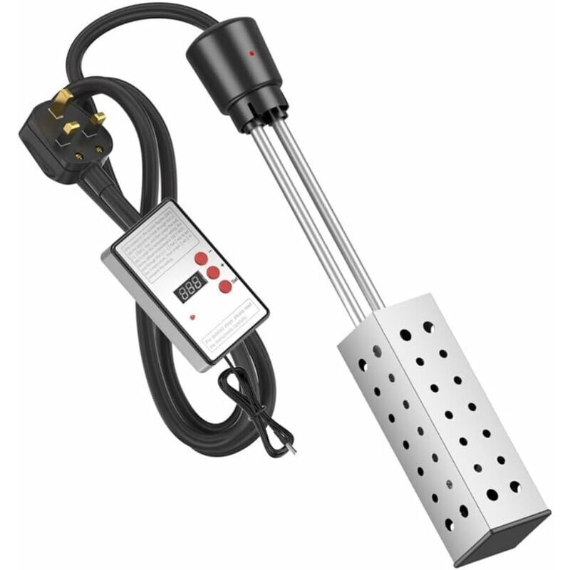 Household Electric Bucket Water Heater, Swimming Pool Bathtub Water Heater, High Power Submersible Pool Water Heater With Thermostat Automatic Shut-off