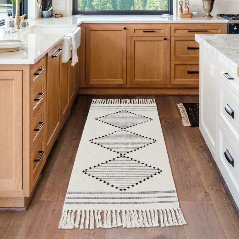 Amazon Black And White Kitchen Rug Moynesa Washable 2x3 Entryway