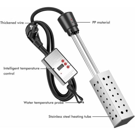 Immersion Water Heater 1000w 1000 Watts Immersion Bucket Water