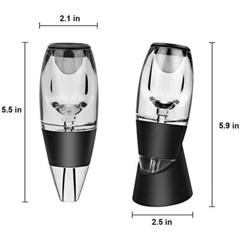 Wine Aerator, Magic Decanter Wine Decanter Wine Aerator Wine Carafe with Wine Filter, Gift Box