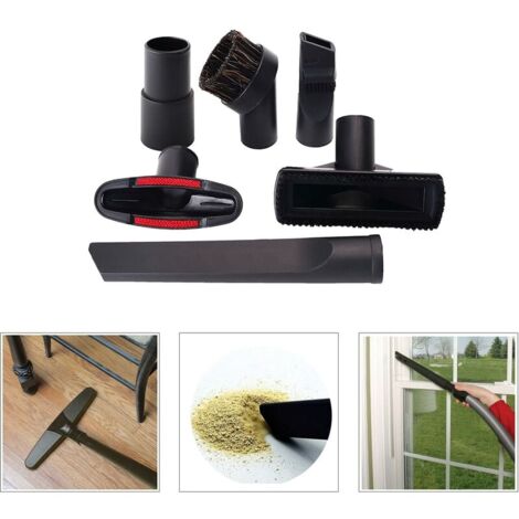Vacuum Cleaner Accessories,6pcs Vacuum Cleaner Nozzle Set,Crevice Tool Brush for Vacuum Cleaner,Universal Vacuum Cleaner Accessories Set,Suitable for All Brands(32mm35mm)
