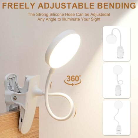 Clamp Lights Bunk Bed Lamps Clip On LED USB Clip Lamp Touch