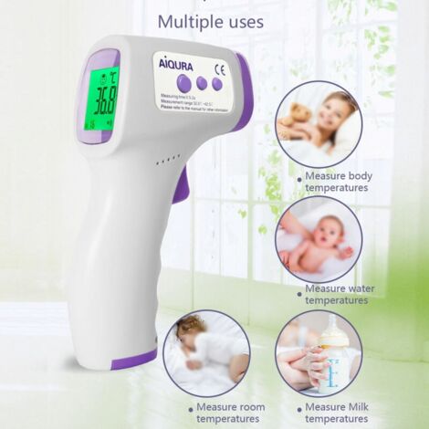 Tigrezy Medical Forehead Thermometer with LCD Display Non Contact Thermometer for Baby Kids Adults Infrared Thermometer