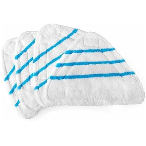 Tigrezy 4 Covers Cloths for Silvercrest Steam Mop Lidl Universal Accessories for Steam Cleaners